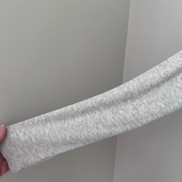 Banana Republic Long Sleeve Baby Terry Softest Knit Cardigan in Light Gray Small - Picture 7 of 13
